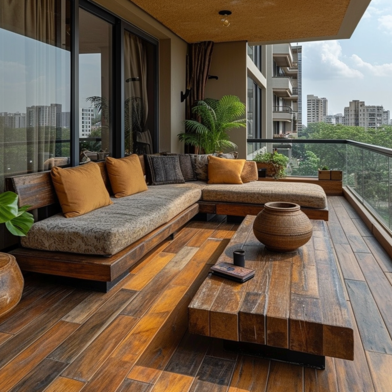 Deck flooring in Hyderabad for balconies terraces and outdoor spaces