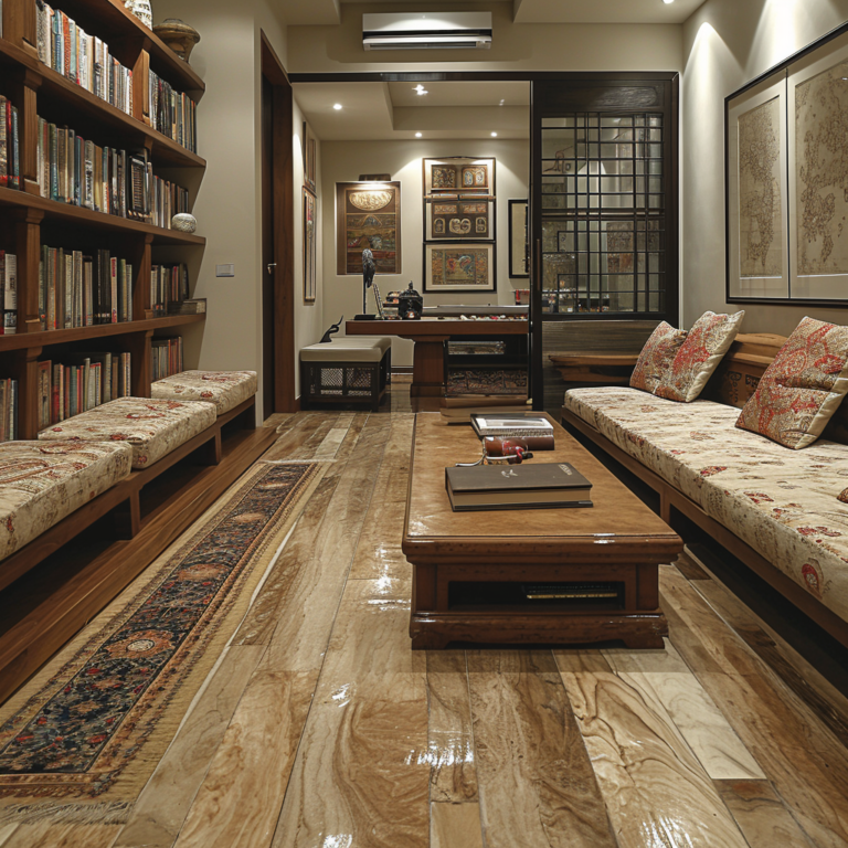 Game room wooden flooring Hyderabad